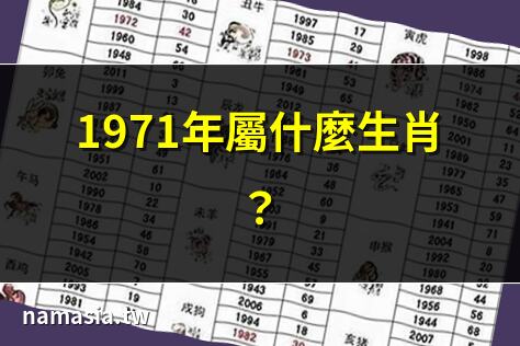 1971年是什么年